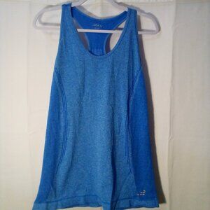 BCG Tank Top Women L Racer Back Active Athletic Blue